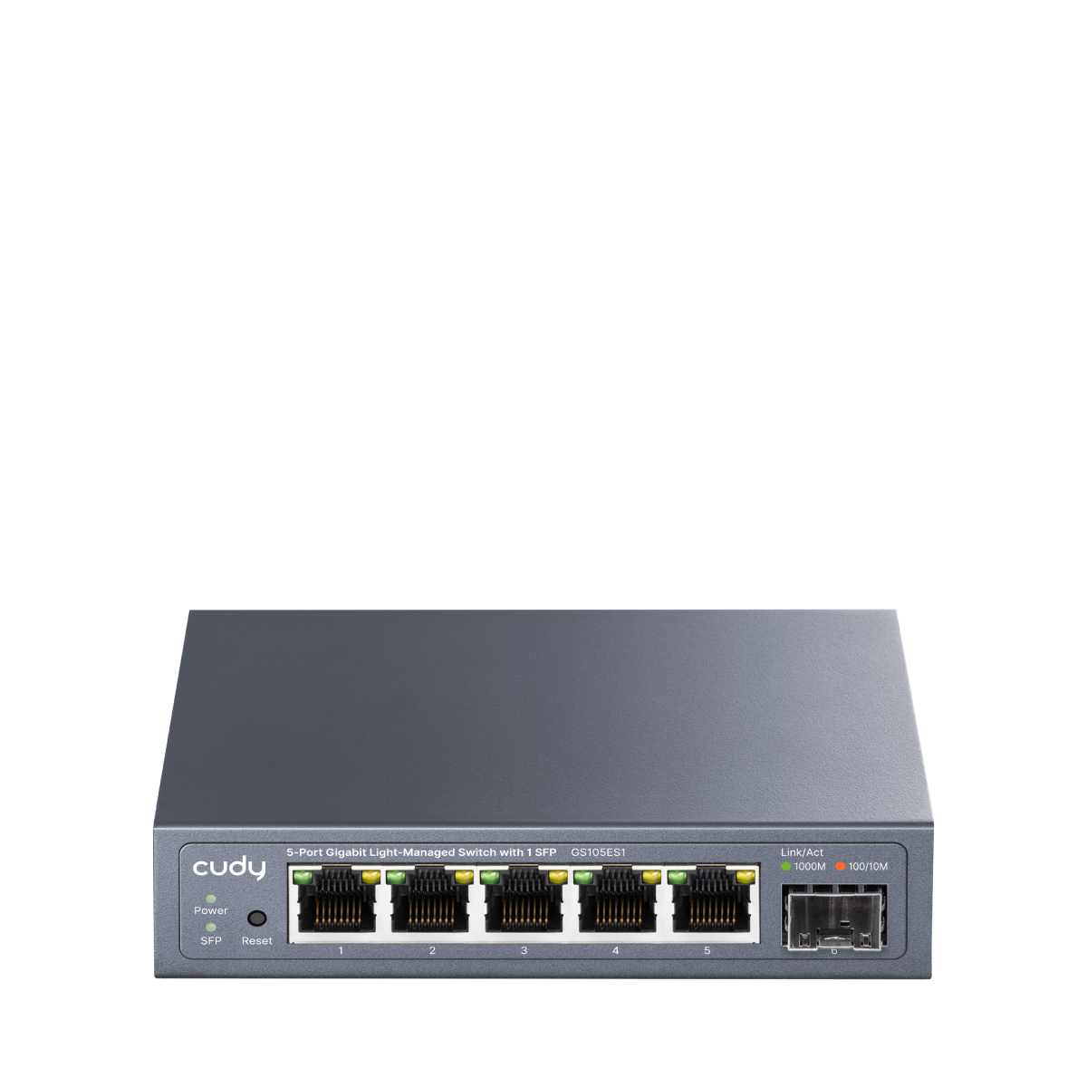 Cudy 5-Port Gigabit Easy-Managed Switch with 1 SFP, GS105ES1 1.0