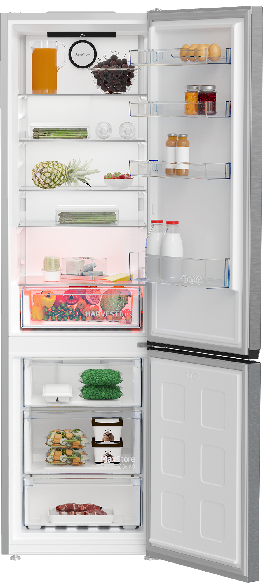 Beko B3RCNA404HXB fridge-freezer Freestanding – image 5