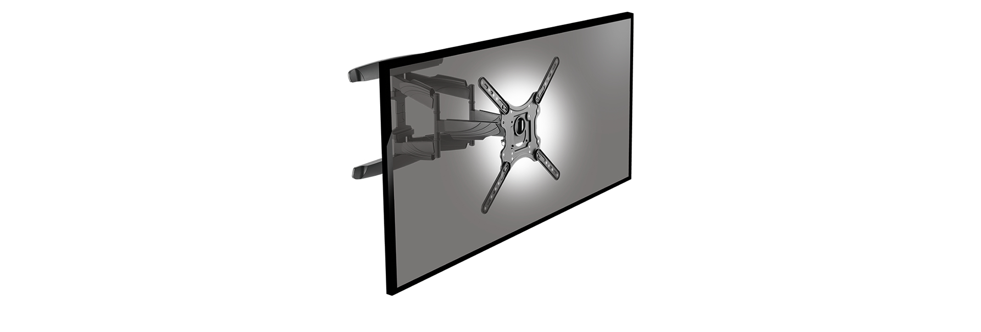 ICY BOX IB-TV1001-W 165.1 cm (65") Black – image 2