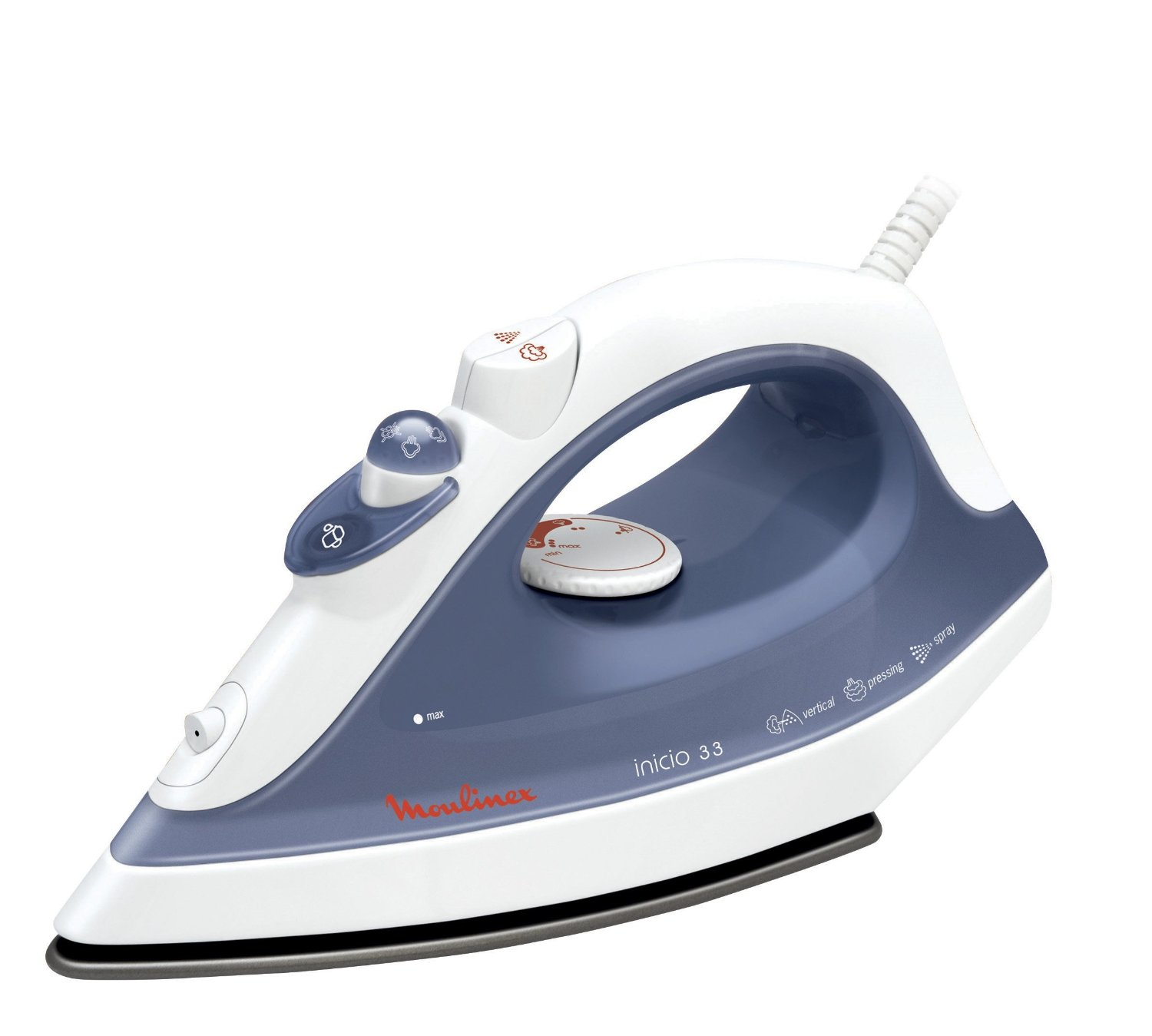 Moulinex IM1233E0 iron Steam iron Stainless Steel soleplate – image 3