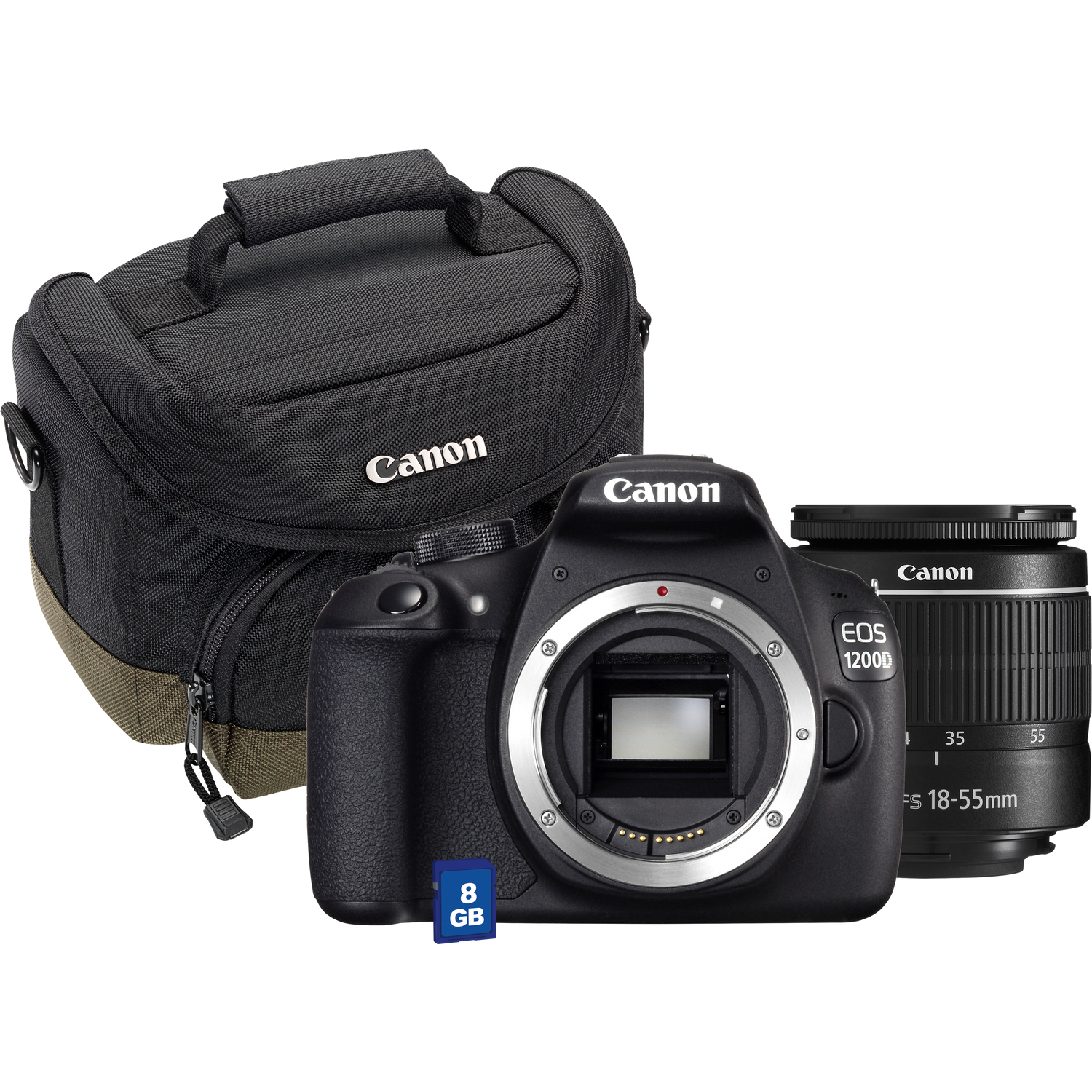 Canon 1200D + EF-S 18-55mm + 100EG