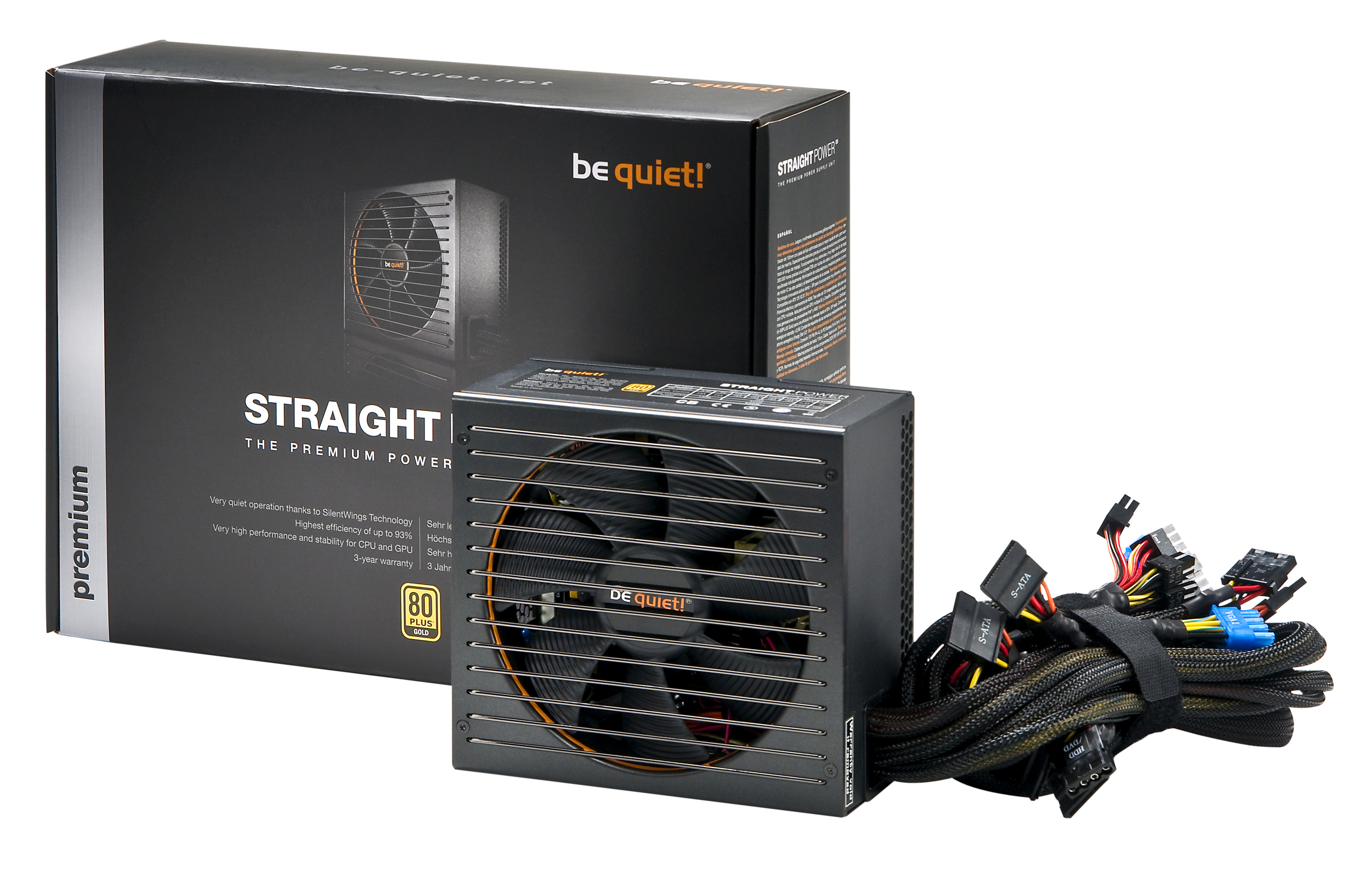 be quiet! Straight Power E9 power supply unit 700 W 20+4 pin ATX ATX Black image 3
