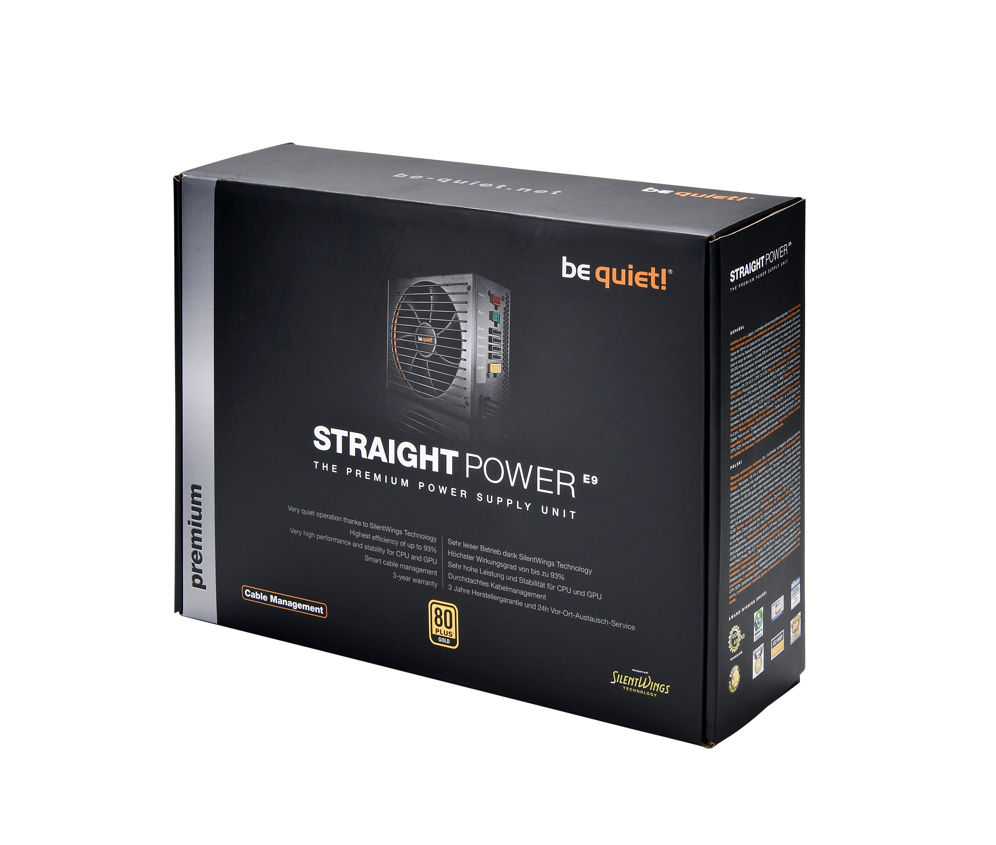be quiet! Straight Power E9 CM power supply unit 480 W 20+4 pin ATX ATX Black image 4