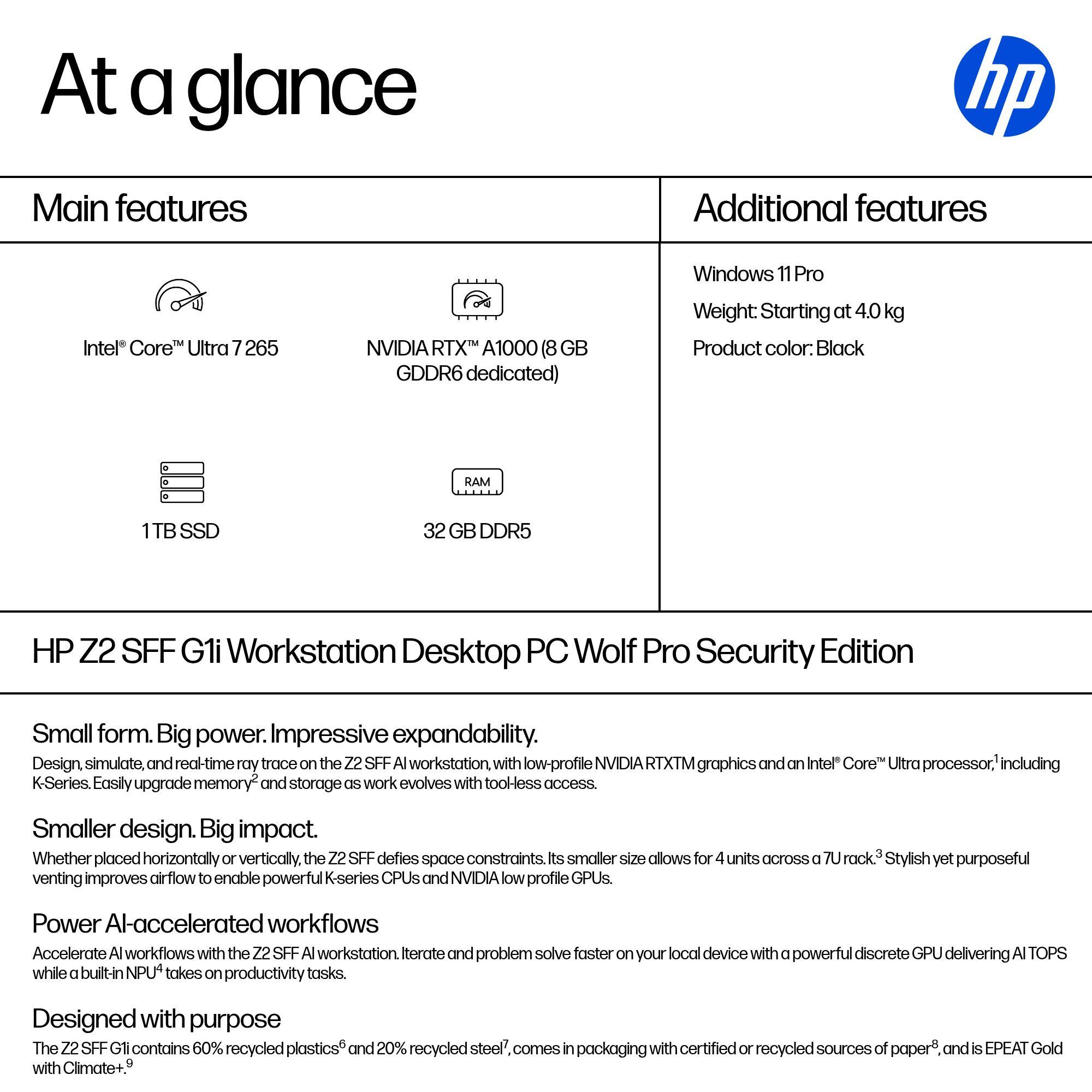 HP E66PKEA PC/workstation 265 – image 3