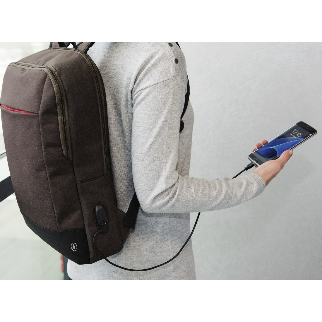 Hama Manchester 43.9 cm (17.3") Backpack Brown – image 6