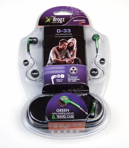 IFROGZ Earpollution D33 Earbuds & Case – image 2