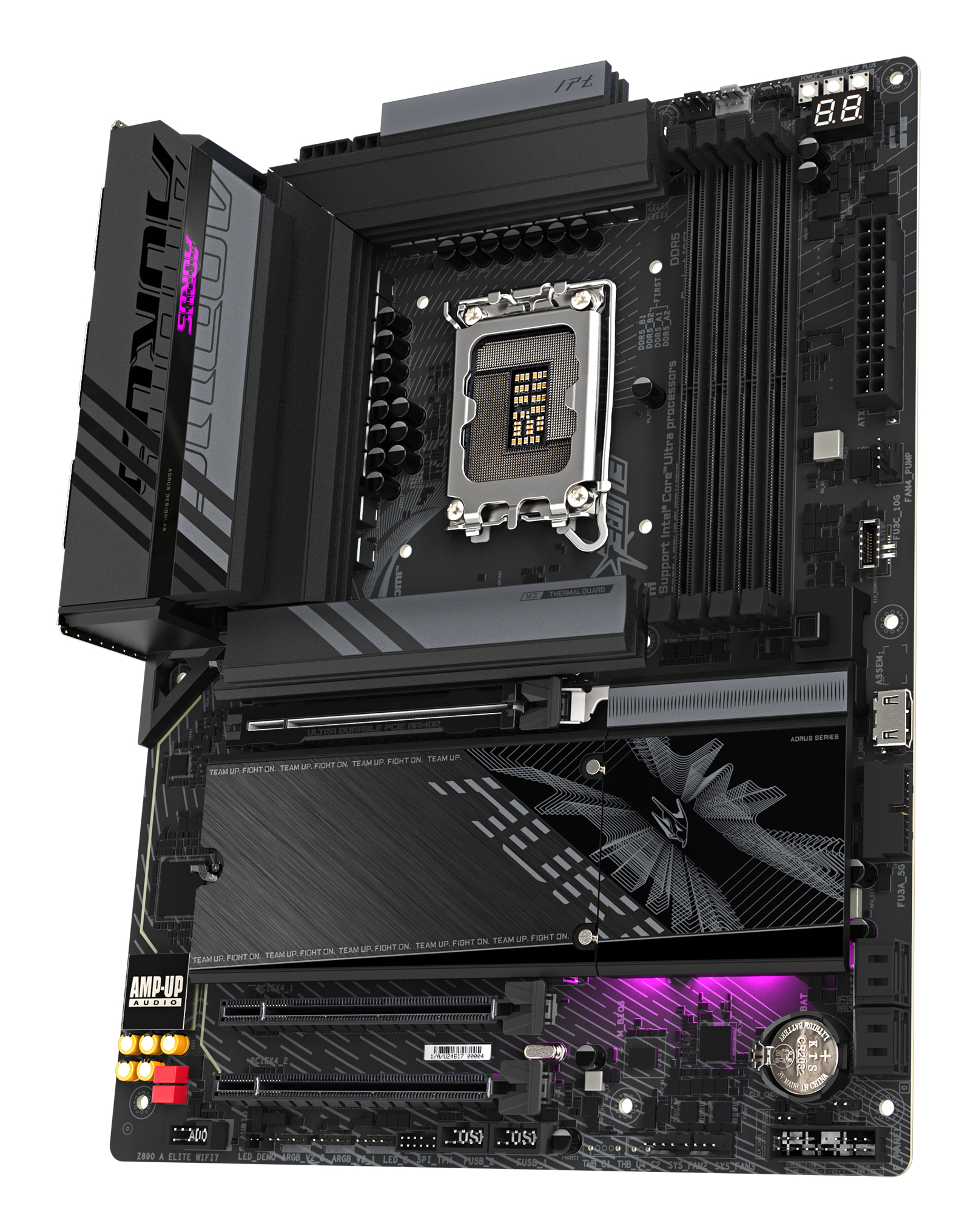 Tarjeta Madre Gigabyte Z890 AORUS ELITE WIFI7 - Socket 1851 - 4xDDR5 - 5600/7600(OC)/9200(OC)MHz - DisplayPort - ATX - Z890 A ELITE WIFI7 Tarjeta Madre Gigabyte Z890 AORUS ELITE WIFI7 - Socket 1851 - 4xDDR5 - 5600/7600(OC)/9200(OC)MHz - DisplayPort - ATX - Z890 A ELITE WIFI7