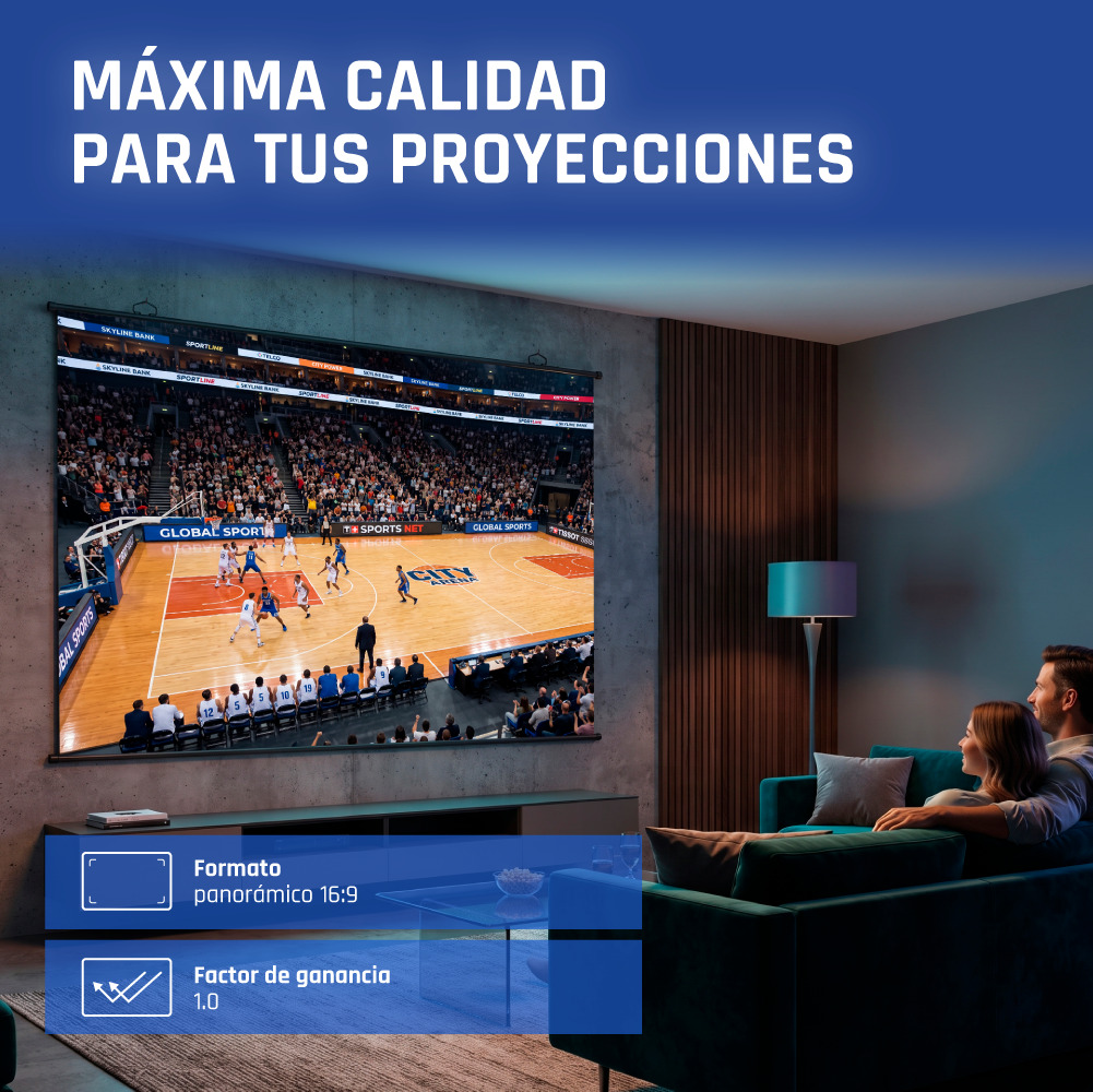 iggual IGG318096 projection screen 2.54 m (100") 16:9 – image 3