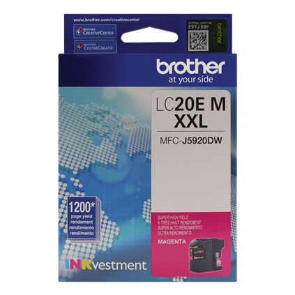 Brother LC20EM ink cartridge 1 pc(s) Original Extra (Super) High Yield Magenta – image 4