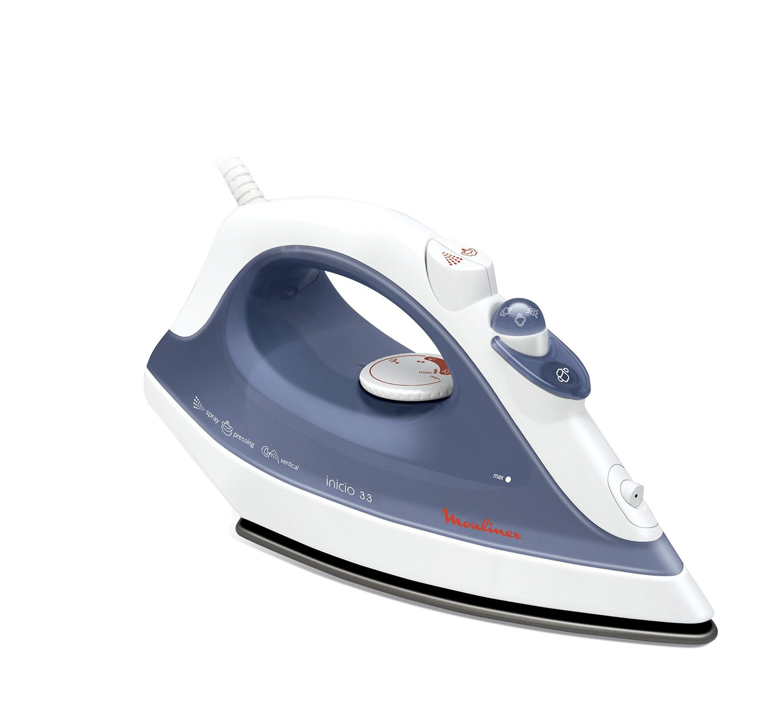 Moulinex IM1233E0 iron Steam iron Stainless Steel soleplate – image 1