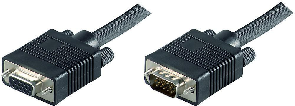 Resim Microconnect MONGH5B VGA Kablo 5m Siyah Erkek - Dişi