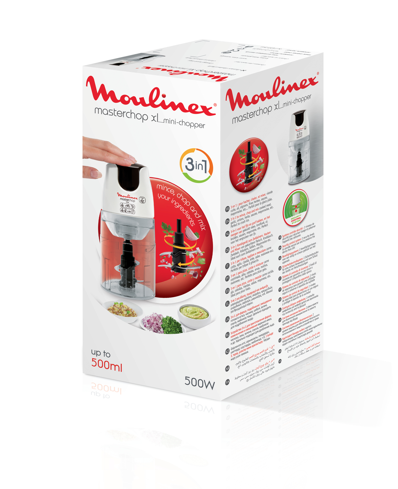 Moulinex DJ450B 0.5 L Black, Grey, White – image 2