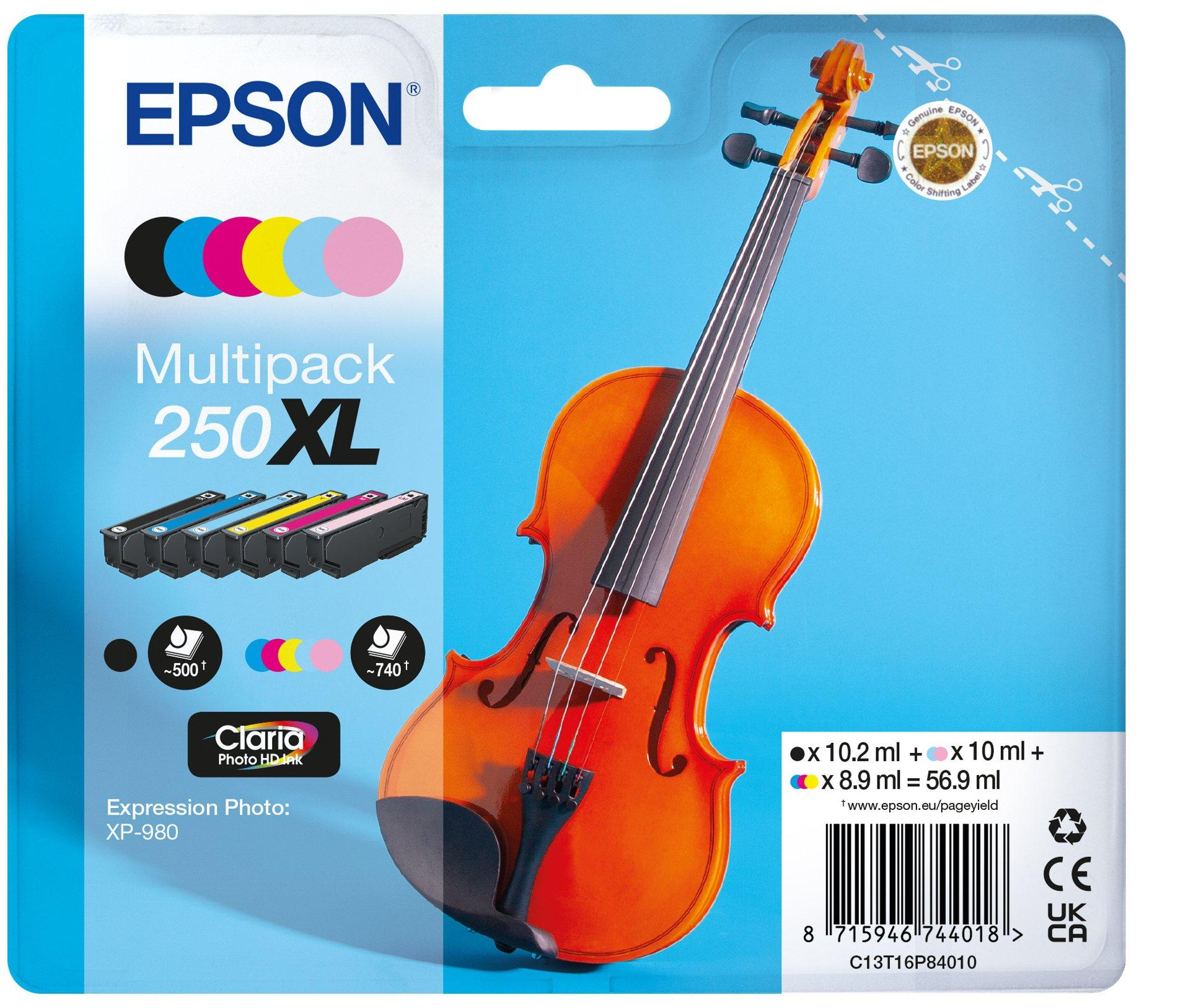 MULTIPACK 6-COLOURS 250XL INK