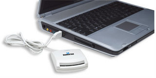 Manhattan 172844 smart card reader USB 1.1 White – image 4