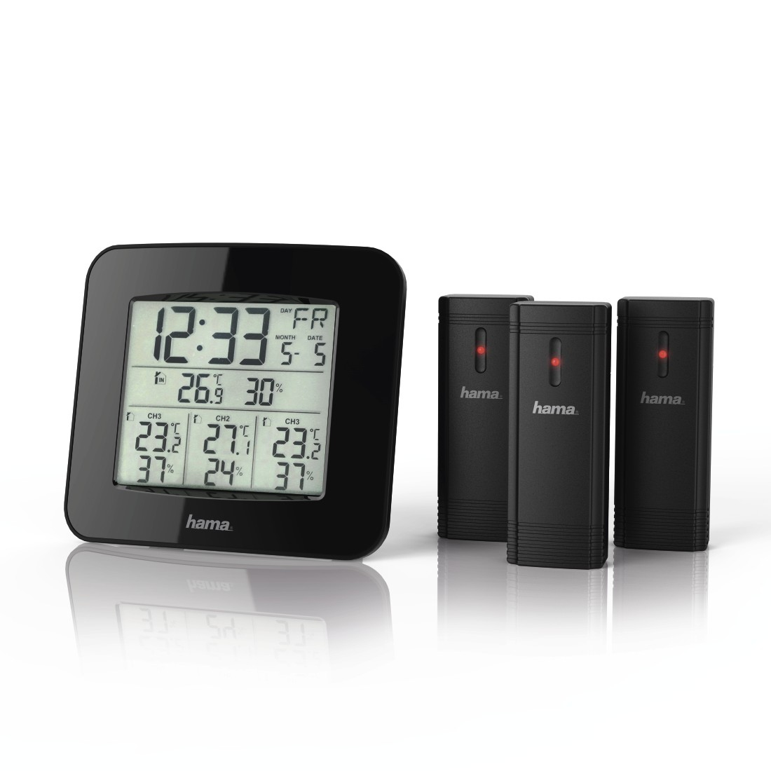 Hama EWS-Trio Black Battery – image 1