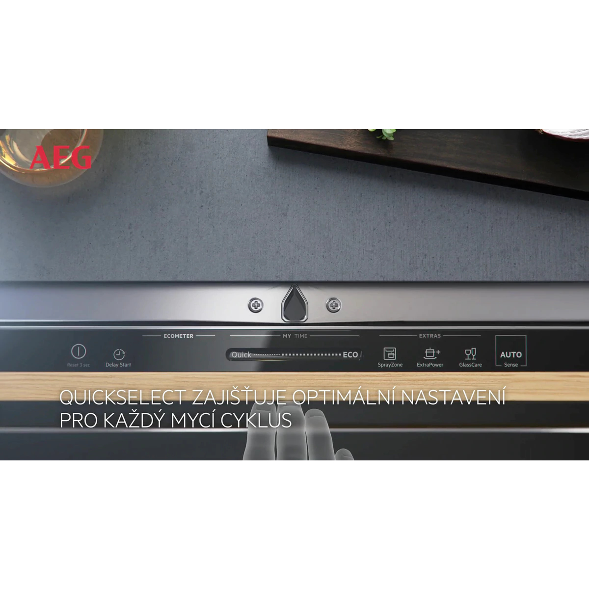 AEG FSE63767P dishwasher Fully built-in 15 place settings – image 2
