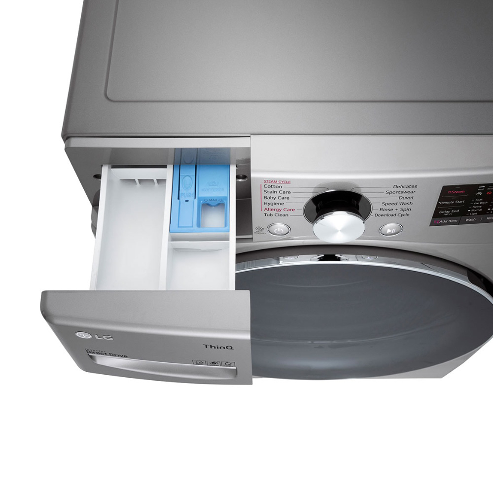 LG F0L9DGP2S washer dryer Freestanding Front-load Grey – image 6
