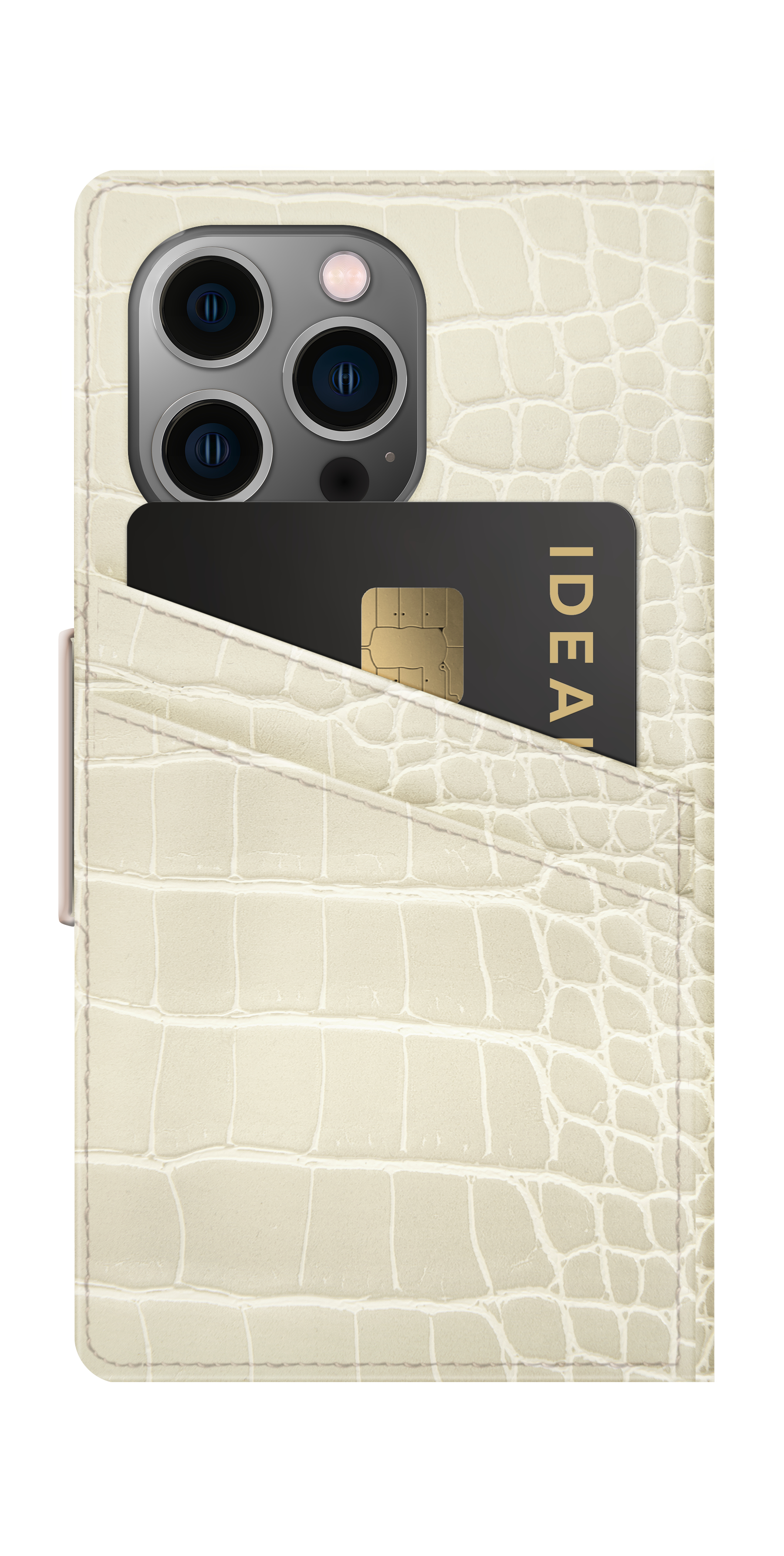 iDeal of Sweden Atelier Wallet iPhone 13P Cream Beige – image 1