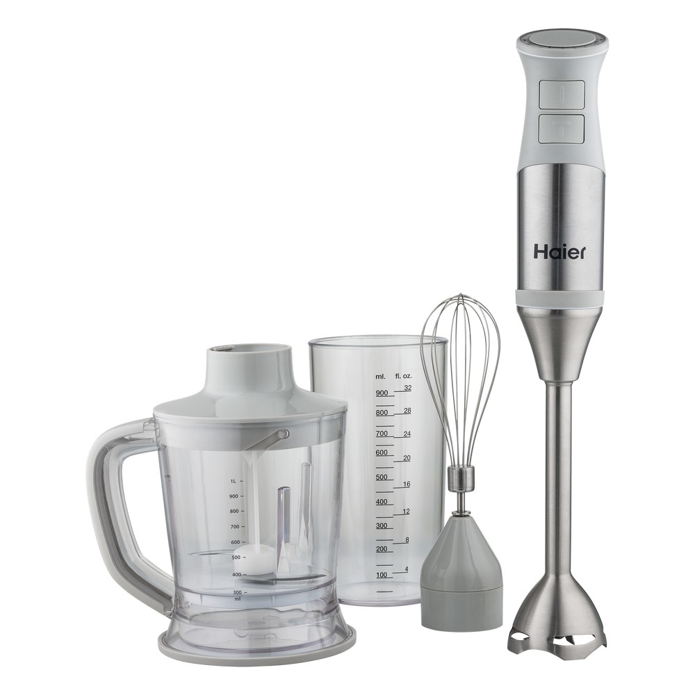 Haier HB-501 1 L Immersion blender 1200 W Stainless steel – image 1