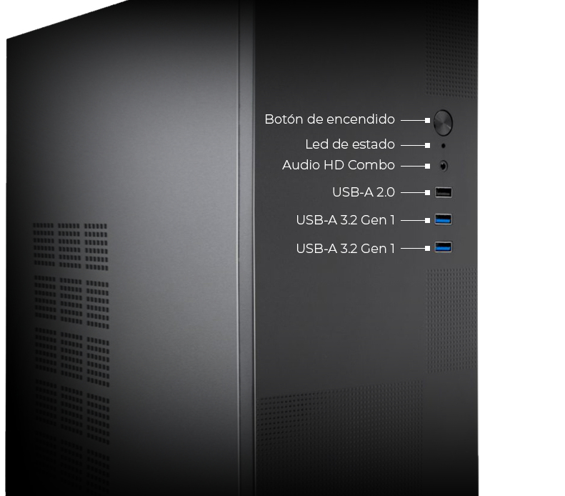 CoolBox COO-PCM440-F computer case Midi Tower Black – image 3