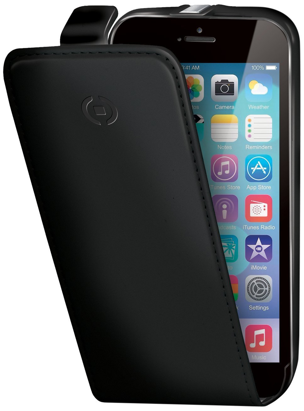 Celly 95596 mobile phone case Flip case Black