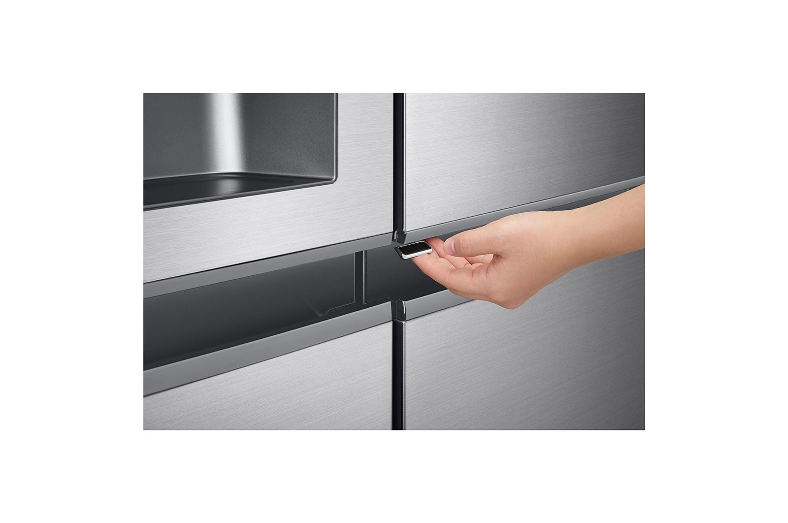 LG GSJV31PZXF side-by-side refrigerator Freestanding – image 8