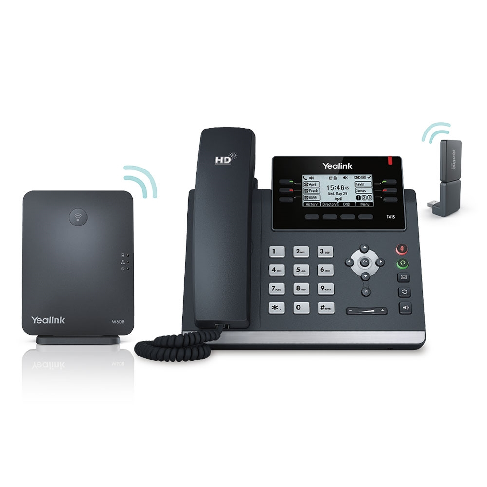 Yealink W41P IP phone LCD