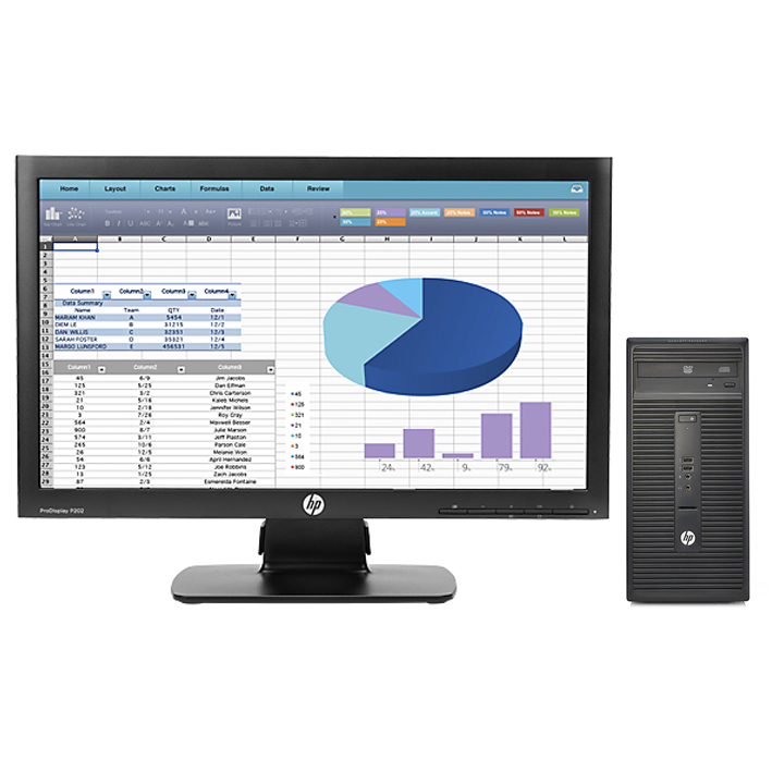 HP 280 G1 MT + ProDisplay P202 – image 1