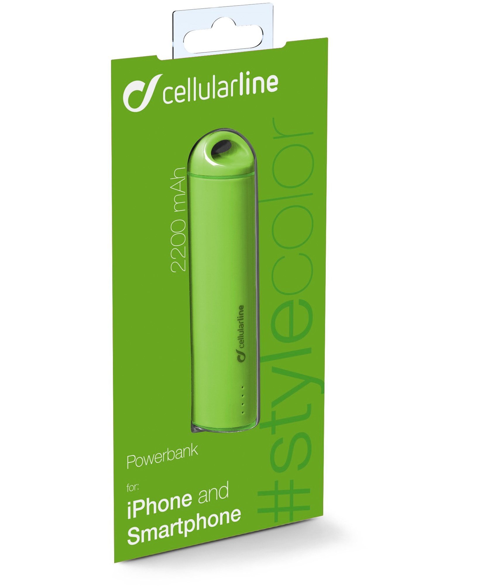 Cellularline Powerbank #Stylecolor 2200 - Universal – image 2