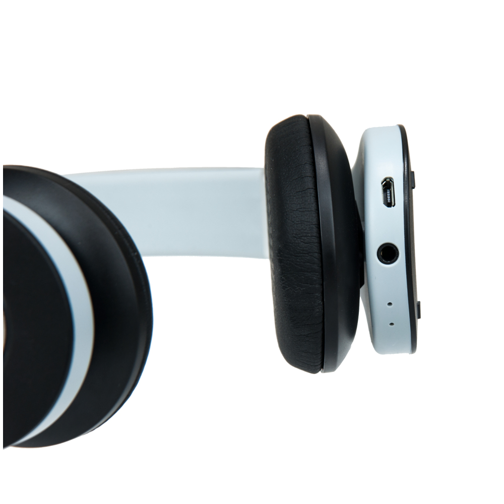 Vultech HD-05NBT headphones/headset Wired & Wireless Head-band Calls/Music Bluetooth Black, White – image 3