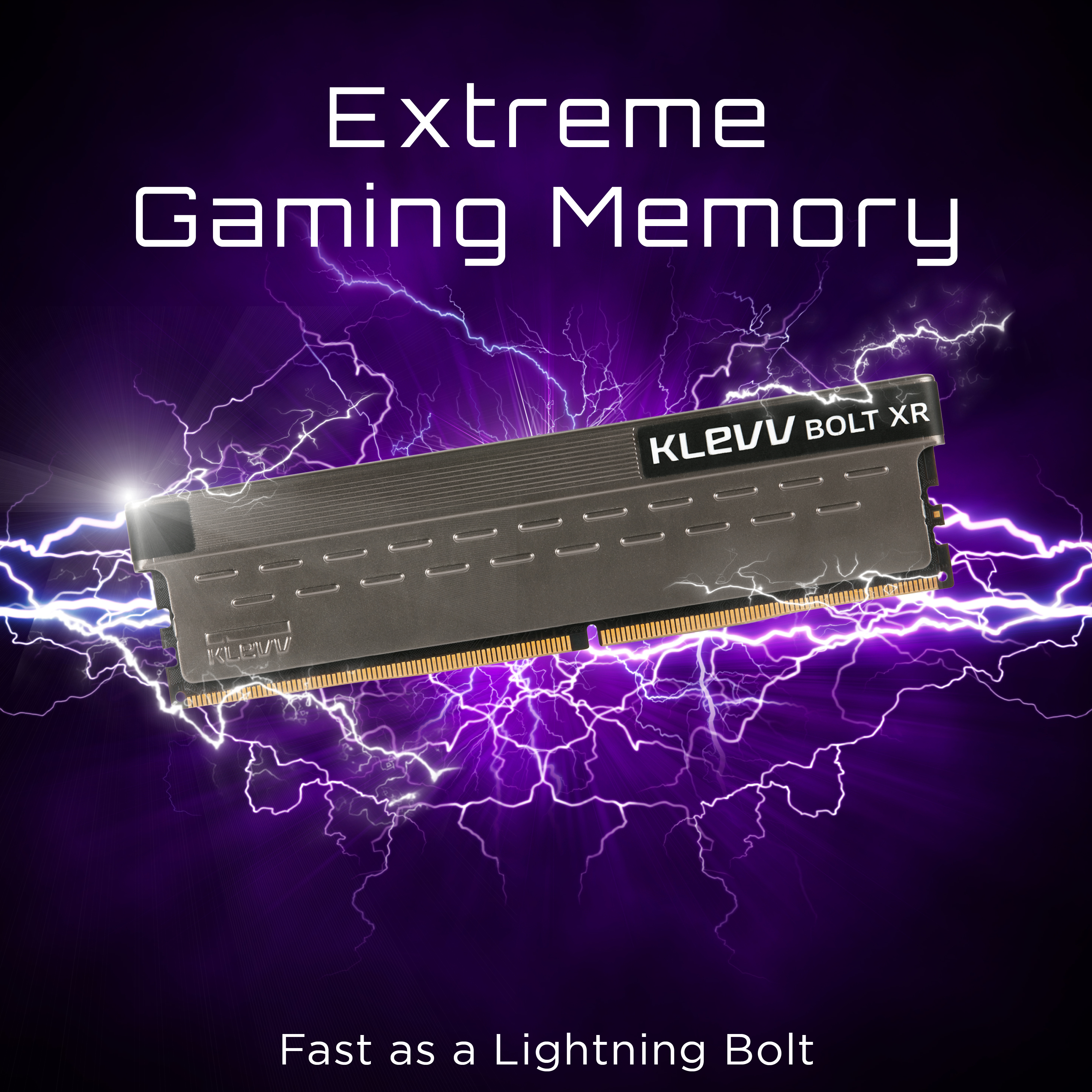 Klevv 8GB 4000MHz CL19 DDR4 GAMING RAM MODULE 19-25-25-45 1.4V BOLT XR image 2