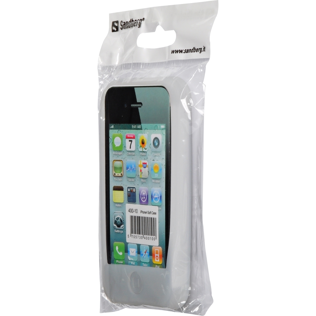 Sandberg Soft back case Clear iPhone 4 – image 2