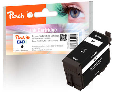 Peach PI200-553 ink cartridge 1 pc(s) Compatible High (XL) Yield Black