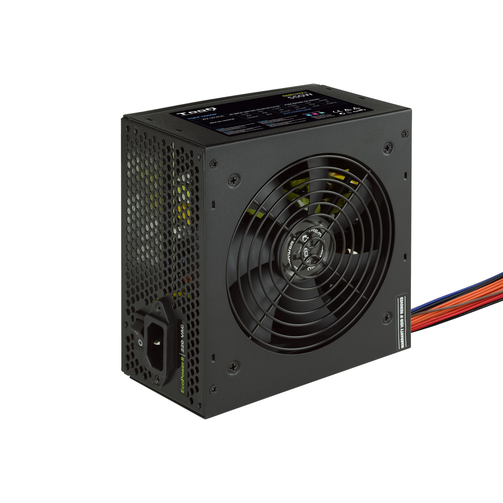 TooQ TQEP-550SP power supply unit 550 W 20+4 pin ATX ATX Black image 1