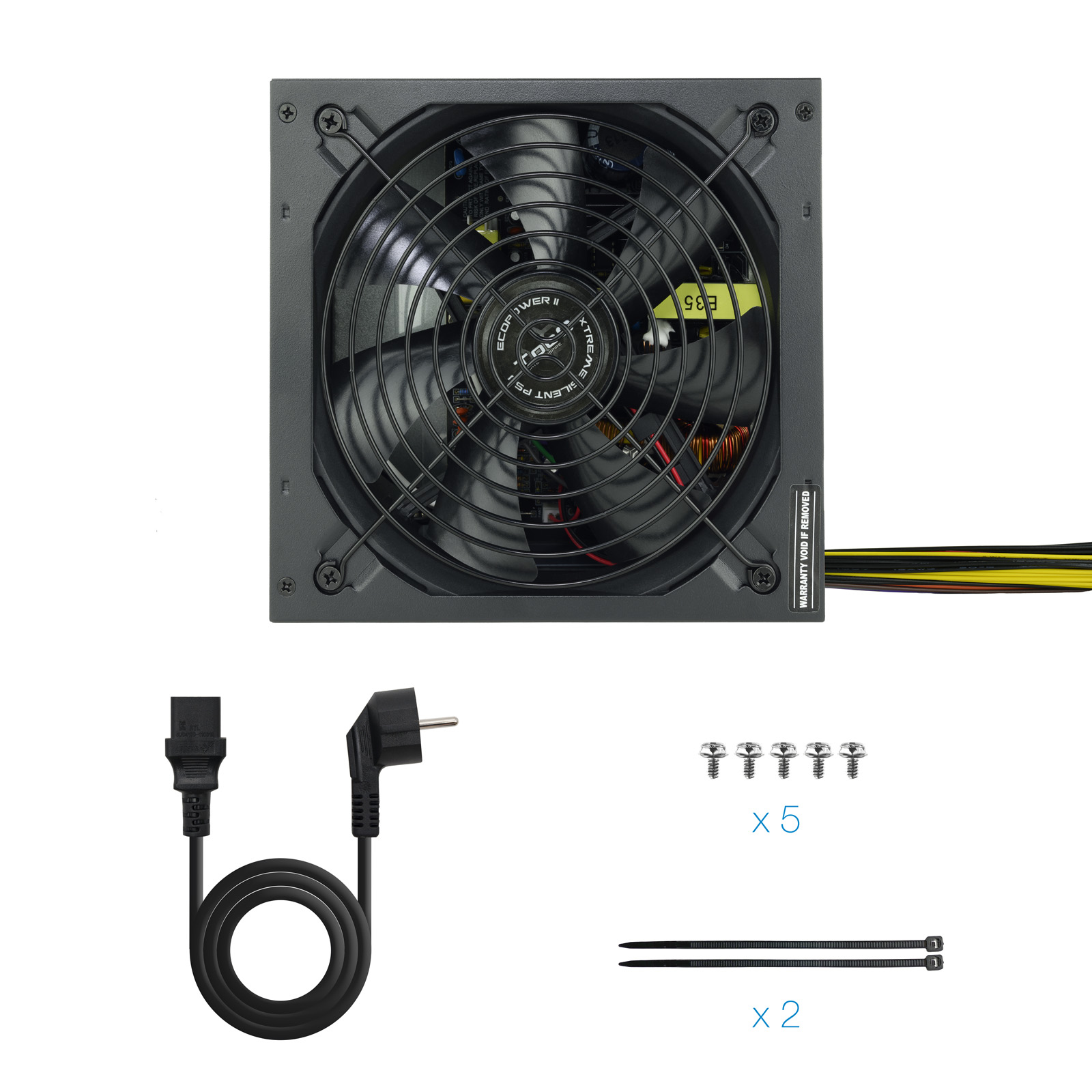 TooQ TQEP-600SP power supply unit 600 W 20+4 pin ATX ATX Black image 10