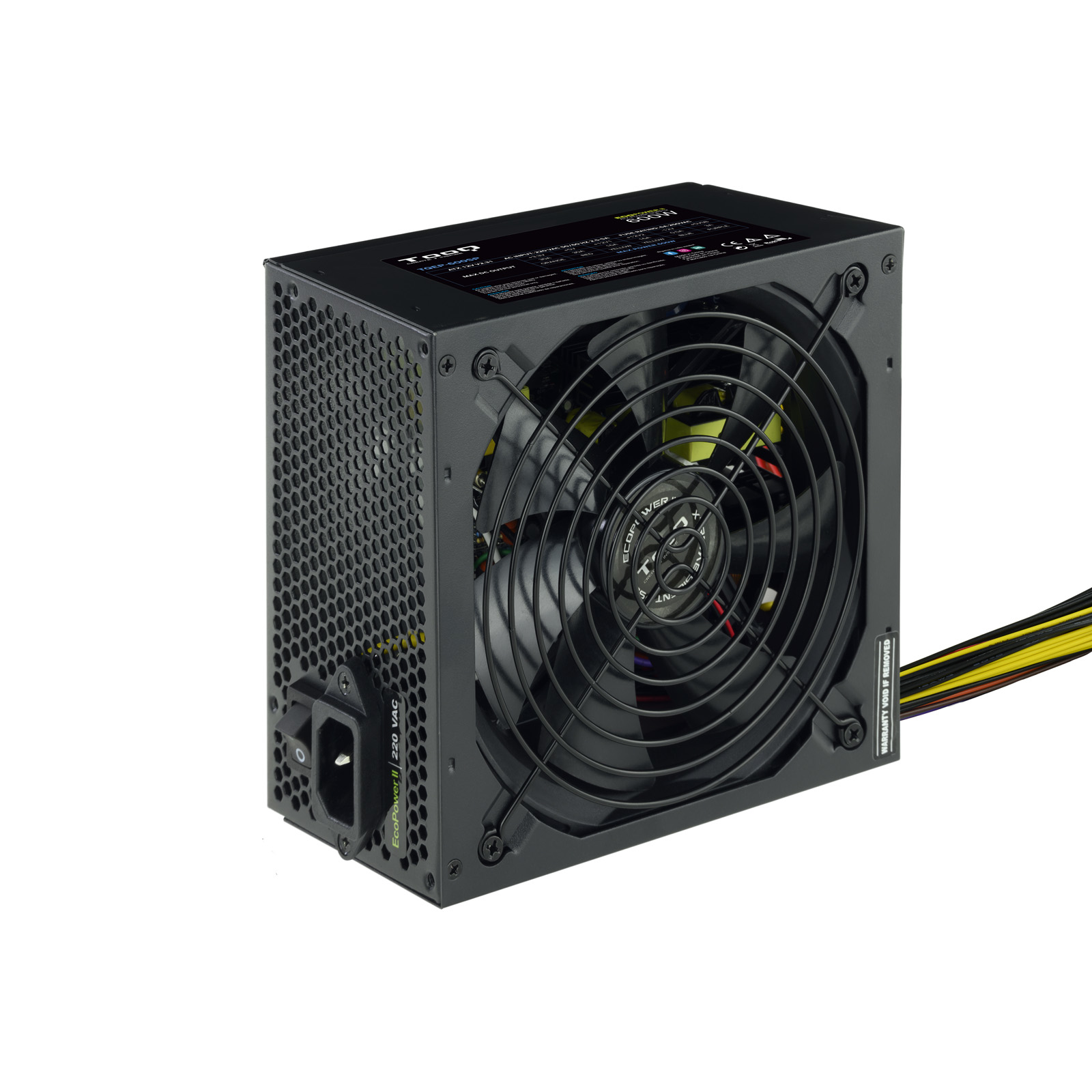 TooQ TQEP-600SP power supply unit 600 W 20+4 pin ATX ATX Black image 1