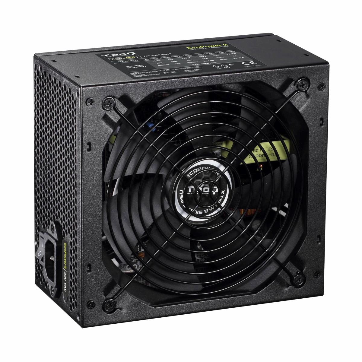 TooQ TQEP-600SP power supply unit 600 W 20+4 pin ATX ATX Black image 3