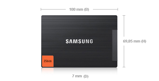 Samsung 830 Series 256 GB 2.5″ Serial ATA image 4