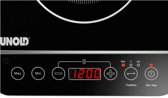Unold 58105 hob Black, Stainless steel Countertop – image 5