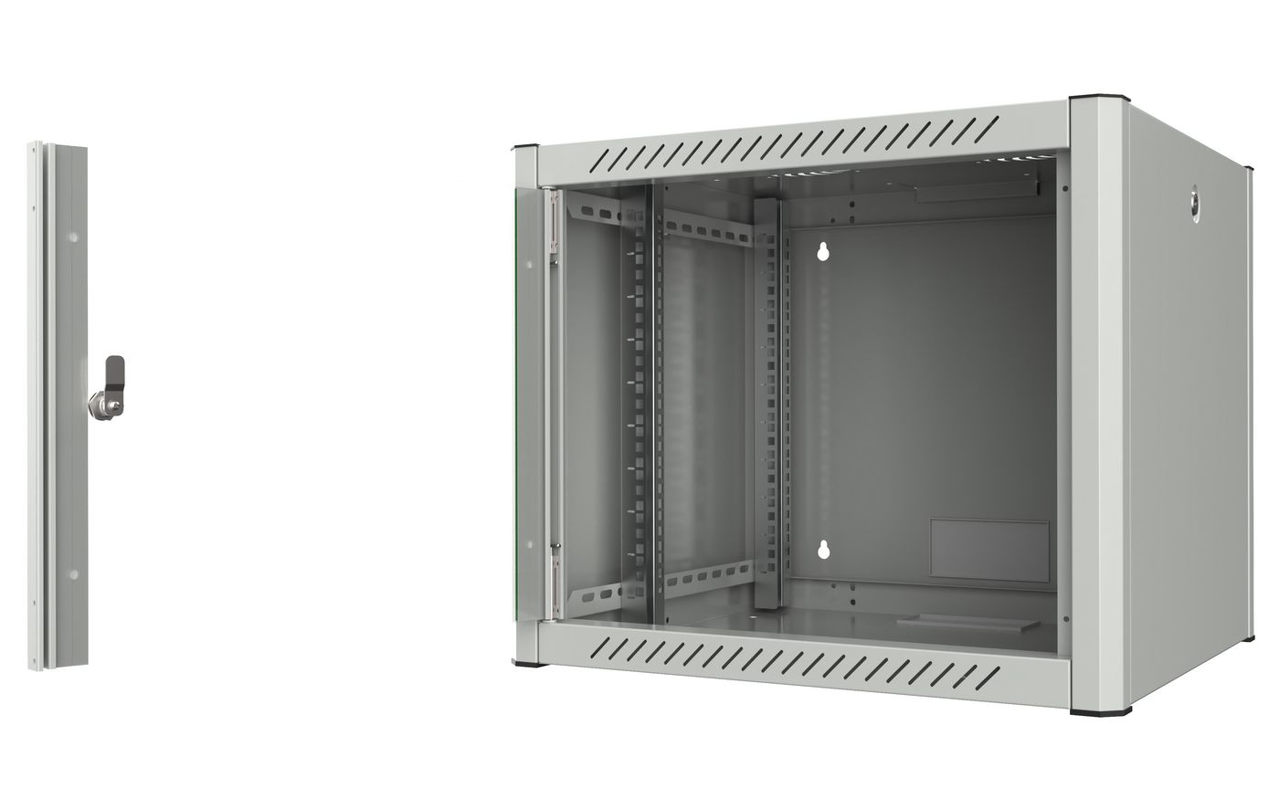 Lanview RWP09U56WH rack cabinet 9U Wall mounted rack White – image 2