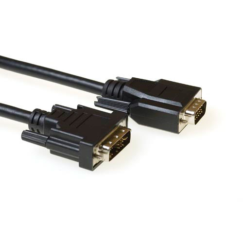 ACT Converter cable DVI-A male - VGA maleConverter cable DVI-A male - VGA male