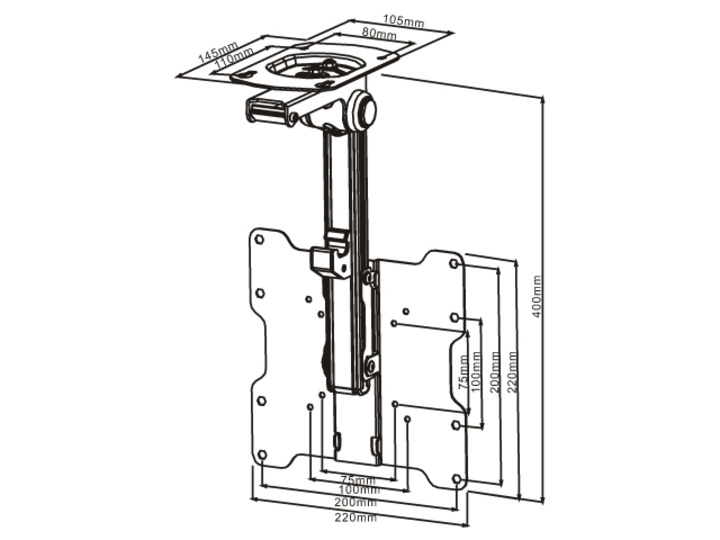 Multibrackets M VESA Flip Down White – image 7
