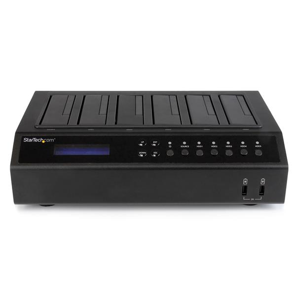 StarTech.com USB 3.0 / eSATA 6-Bay Hard Drive Duplicator Dock - 1:5 HDD / SSD Cloner and Eraser – image 2