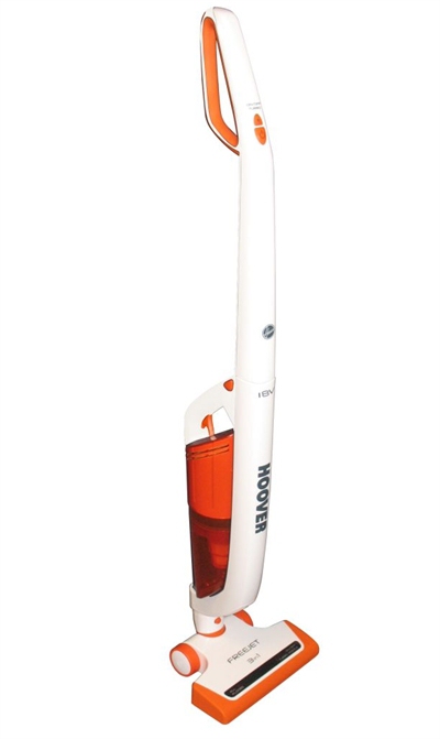 Hoover FJ180WO stick vacuum/electric broom HEPA Bagless Orange, White