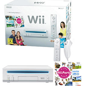 Product data Nintendo Wii Family Edition Wi-Fi White 532808