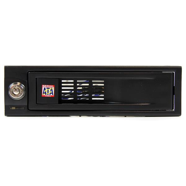 Rack Móvil de Aluminio de 5.25" para un Disco Duro HDD SATA de 3.5" sin Bandeja, Startech HSB100SATBK