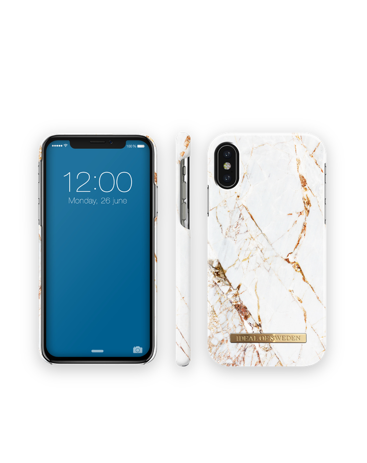 iDeal of Sweden Printed Case iPhone X/Xs Carrara Gold – image 2