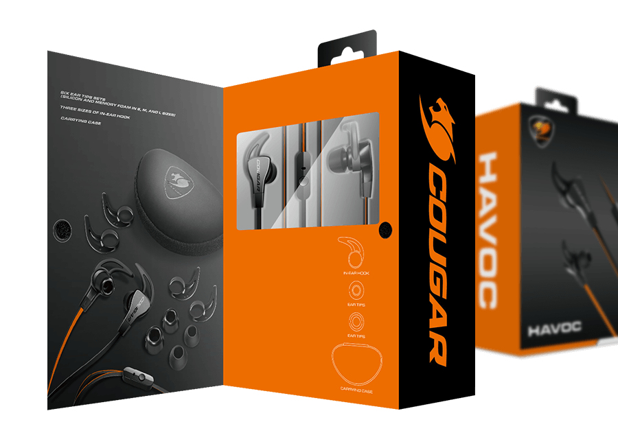 COUGAR Havoc Headset Wired Ear-hook Gaming Black, Red – image 7
