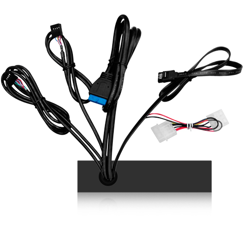 ICY BOX IB-867 card reader USB 3.2 Gen 1 (3.1 Gen 1)/eSATA Internal Black – image 4