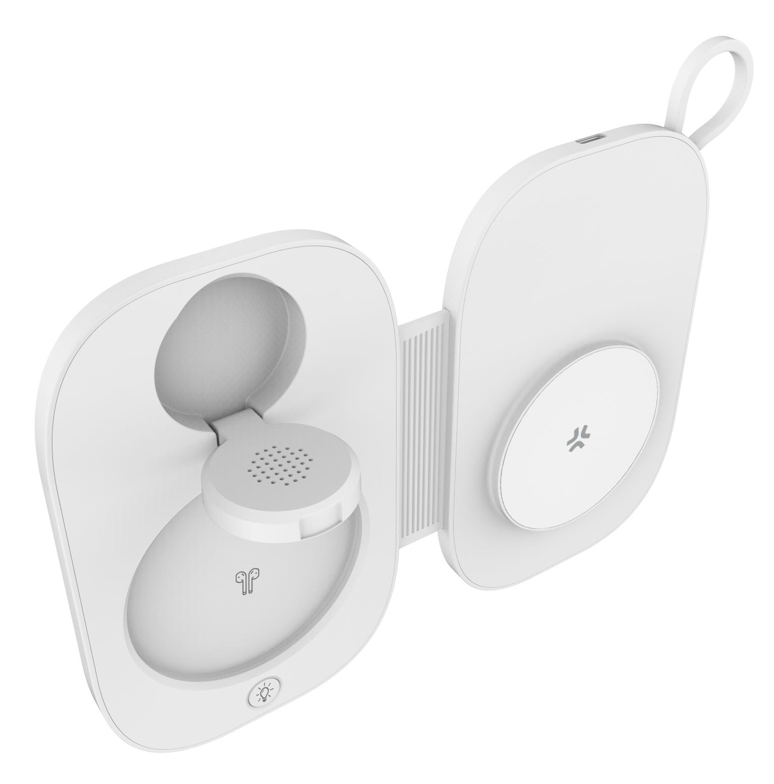 Celly MAGPOCKET3IN1WH mobile device charger Headphones, Smartphone, Smartwatch White USB Wireless charging Fast charging Indoor – image 4